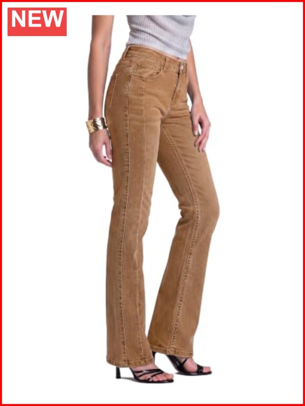 High Waisted Bootcut Stretch Denim Jeans 30 Inseam